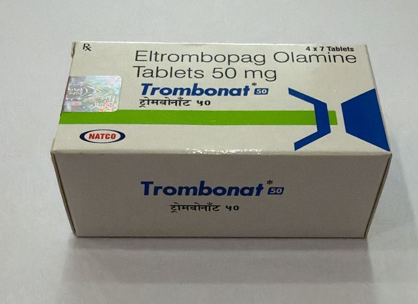 Тромбонат (Trombonat) ельтромбопаг 50 мг. (Revolade) Trombonat-50 фото