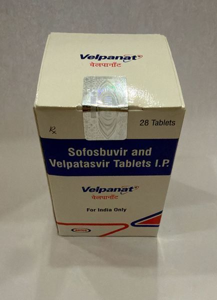 Софосбувір 400 мг+Велпатасвір 100 мг Sofosbuvir and Velpatasvir Tablets I.P. Velpatasvir фото