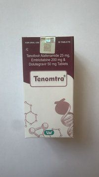 Теномтра (Tenomtra) тенофовір алафенамід 25мг, емтріцітабін 200мг, долутегравір 50мг Tenomtra-50 фото