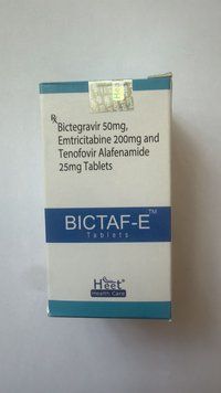 БІКТАФ-Е (BICTAF-E) Біктегравір 50 мг Емтрікітабіне 200 мг Тенофовір Алафенаміде 25 мг (BICTAF-E) фото