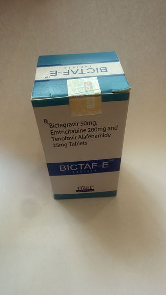 БІКТАФ-Е (BICTAF-E) Біктегравір 50 мг Емтрікітабіне 200 мг Тенофовір Алафенаміде 25 мг (BICTAF-E) фото